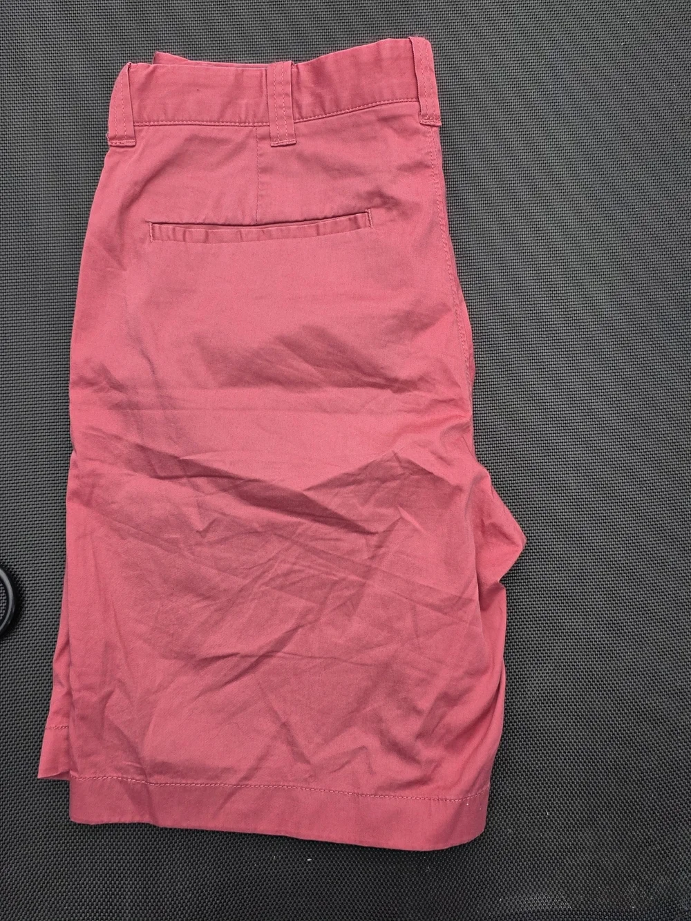 J. Crew Men's Coral-Pink Flat Front Cotton Shorts